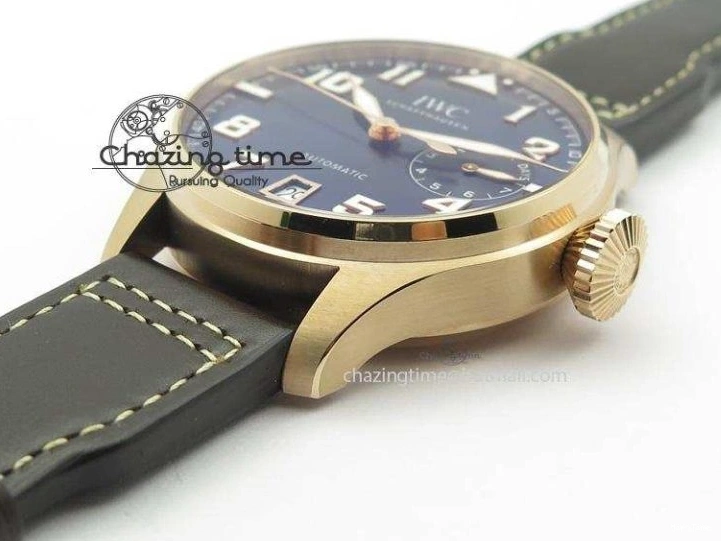 MIROTIME 1223 Big Pilot IW500909 RG ZF 1:1 Best Edition Le Petit Prince On Brown Leather Strap A Breathable 7293